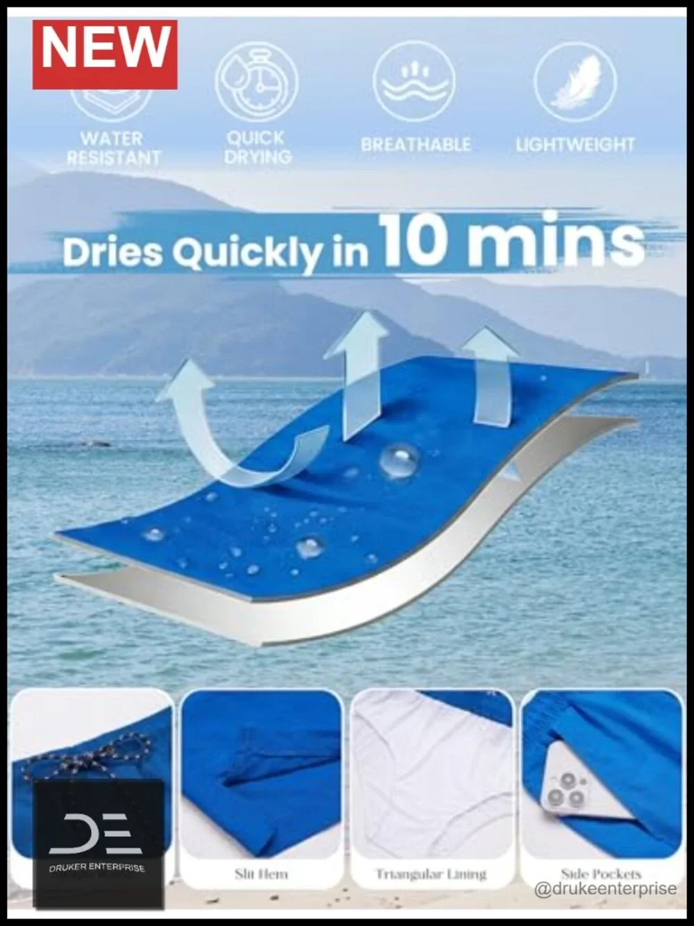 Quick Dry Board Shorts 7